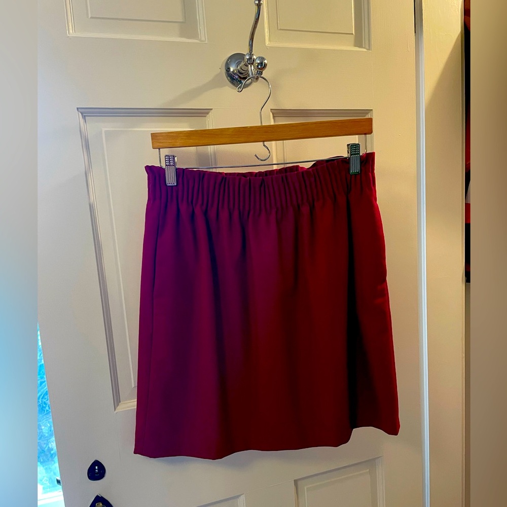 J Crew Pink wool skirt size 8